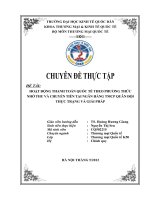 Hoạt động thanh toán quốc tế theo phương thức nhờ thu và chuyển tiền tại Ngân hàng TMCP Quân đội Thực trạng và giải pháp