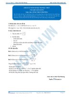 Khảo sát và vẽ đồ thị hàm số bậc hai bậc nhất - Tài liệu Toán 12