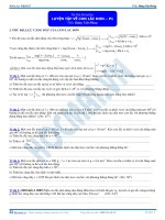 Luyện tập về Con lắc đơn - Tài liệu Vật lý 12 - P1