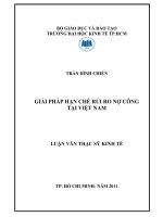 GIẢI PHÁP HẠN CHẾ RỦI RO NỢ CÔNG TẠI VIỆT NAM.PDF