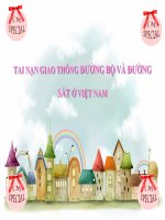 TAI NẠN GIAO THÔNG ĐƯỜNG BỘ VÀ ĐƯỜNG SẮT Ở VIỆT NAM