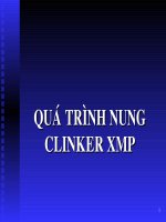 công nghệ sản xuất xi măng quá trình nung clinker xmp
