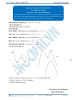 Khảo sát hàm số trùng phương - Tài liệu Toán 12