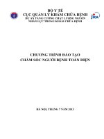 Chương trình đào tạo Chăm sóc người bệnh toàn diện
