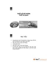 bài giảng thiết kế mô phỏng   thiết bị quay