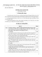 Hướng dẫn chấm thi - Đề thi tốt nghiệp Trung học phổ thông năm 2014 môn Lịch sử - Giáo dục thường xuyên