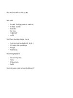 ĐỀ CƯƠNG ÔN TẬP MÔN NGUYÊN LIỆU DỆT