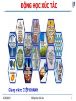 bài giảng   động học xúc tác đầy đủ