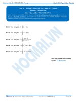 Tích phân có dấu giá trị tuyệt đối - Tài liệu Toán 12 - P1