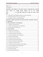 Hoàn thiện kế toán tiêu thụ và xác định kết quả kinh doanh ở Công ty TNHH TM Thái Phương