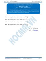 Khảo sát và vẽ đồ thị hàm số bậc nhất bậc nhất - Bài tập tự luyện Toán 12