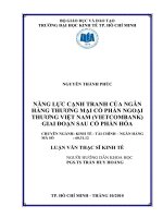 NÂNG CAO NĂNG LỰC CẠNH TRANH CỦA NGÂN HÀNG THƯƠNG MẠI CỔ PHẦN NGOẠI THƯƠNG VIỆT NAM SAU CỔ PHẦN HÓA.PDF