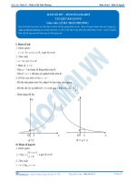 Hàm số mũ, hàm số Logarit - Tài liệu Toán 12