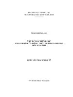 XÂY DỰNG CHIẾN LƯỢC CHO CHUỖI CỬA HÀNG THỰC PHẨM CO.OPFOOD ĐẾN NĂM 2015.PDF