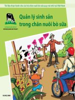 Tài liệu Quản lý sinh sản trong chăn nuôi bò sữa - Dự án bò sữa Việt Bỉ (2005 - 2010)