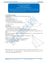 Các vấn đề về Vuông góc - Tài liệu Toán 12 - P2