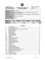 NAPHTHA AND AROMATICS COMPLEX DUTY SPECIFICATION