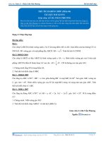 Thể tích khối Chóp - Tài liệu Toán 12 - P4