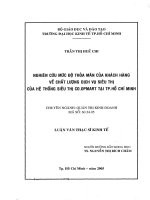 NGHIÊN CỨU MỨC ĐỘ THỎA MÃN CỦA KHÁCH HÀNG VỀ CHẤT LƯỢNG DỊCH VỤ SIÊU THỊ CỦA HỆ THỐNG SIÊU THỊ CO.OPMART TẠI TP. HỒ CHÍ MINH