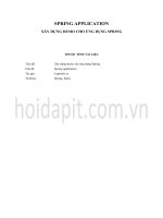Lập trình Spring Framework