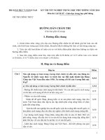 Hướng dẫn chấm thi - Đề thi tốt nghiệp Trung học phổ thông năm 2014 môn Lịch sử - Giáo dục trung học phổ thông