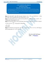 Các vấn đề về Vuông góc -  Bài tập tự luyện Toán 12 - P1