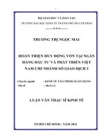 HOÀN THIỆN HUY ĐỘNG VỐN TẠI NGÂN HÀNG ĐẦU TƯ VÀ PHÁT TRIỂN VIỆT NAM CHI NHÁNH SỞ GIAO DỊCH 2.PDF