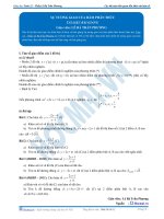 Sự tương giao của hàm phân thức - Tài liệu Toán 12 - P1