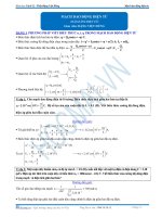 Mạch dao động điện từ - Tài liệu Vật lý 12