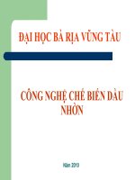 công nghệ chế biến dầu nhờn   quá trình tách sáp bằng phương pháp kết tinh làm lạnh