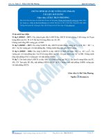 Chứng minh quan hệ vuông góc - Tài liệu Toán 12 - P2