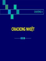 bài giảng công nghệ chế biến dầu mỏ chương 4  cracking nhiệt (thermal cracking)