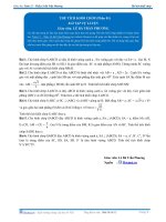 Thể tích khối Chóp -  Bài tập tự luyện Toán 12 - P1