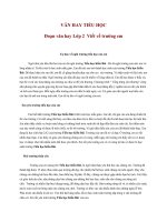 VĂN HAY TIỂU HỌC Đoạn văn hay Lớp 2 Viết về trường em