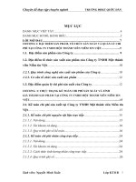 Hoàn thiện kế toán chi phí sản xuất và tính giá thành sản phẩm xây lắp tại Công ty TNHH Một thành viên Niềm tin Việt