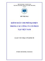 KIỂM SOÁT CHI PHÍ ĐẠI DIỆN TRONG CÁC CÔNG TY CỔ PHẦN TẠI VIỆT NAM.PDF