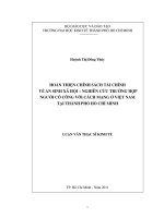 HOÀN THIỆN CHÍNH SÁCH TÀI CHÍNH VỀ AN SINH XÃ HỘI - NGHIÊN CỨU TRƯỜNG HỢP NGƯỜI CÓ CÔNG VỚI CÁCH MẠNG TẠI THÀNH PHỐ HỒ CHÍ MINH.PDF