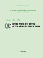 Chương trình bồi dưỡng chuyên môn cho Cán bộ quản lý và Giáo viên mầm non