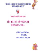 tìm hiểu và mô phỏng hệ thống DS   CDMA