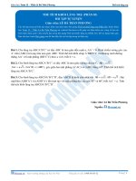 Thể tích khối lăng trụ - Bài tập tự luyện Toán 12 - P2