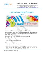 Hướng dẫn lập trình với Android - PART22