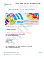 Hướng dẫn lập trình với Android - PART21