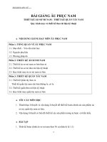 BÀI GIẢNG ÂU PHỤC NAM THIẾT KẾ ÁO SƠ MI NAM - THIẾT KẾ QUẦN TÂY NAM Quy trình may và thiết kế theo tài liệu kỹ thuật