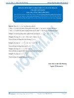 Khoảng đồng biến nghịch biến của hàm số - Tài liệu Toán 12 - Phần 3