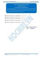 Khảo sát hàm số trùng phương - Bài tập tự luyện Toán 12