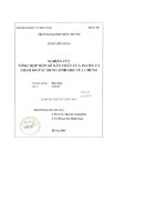 Nghiên cứu tổng hợp một số dẫn chất của isatin và thăm dò tác dụng sinh học của chúng