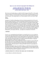 ÁP DỤNG GIẢI PHÁP xử lý nền đất yếu