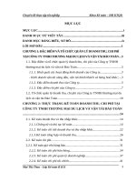 Hoàn thiện kế toán doanh thu, chi phí và xác định kết quả kinh doanh tại Công ty TNHH thương mại du lịch và vận tải Bảo Toàn