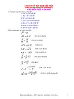 Chuyên đề - Rút gọn biểu thức (ôn thi vào 10).