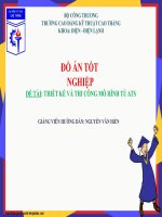 THIẾT KẾ VÀ THI CÔNG MÔ HÌNH TỦ ATS